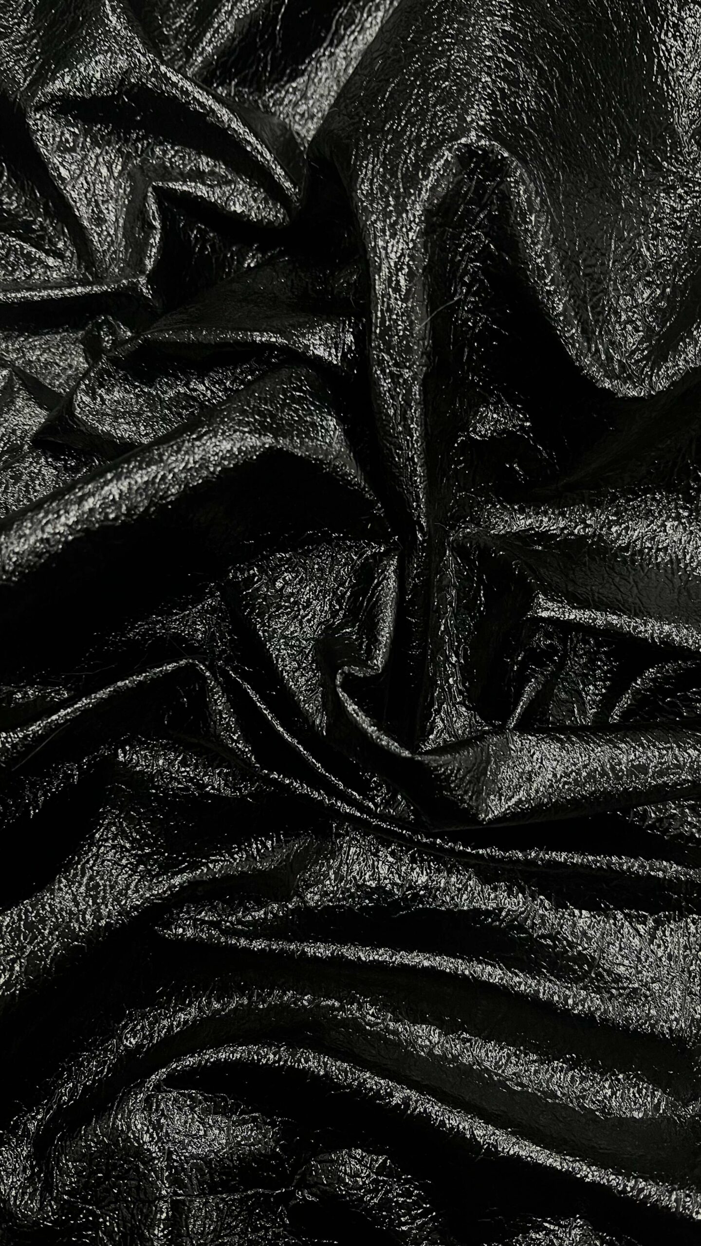 Tissu vinyl - Noir vendue au mètre